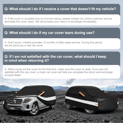 10 Layers SUV Car Cover Custom Fit Mercedes