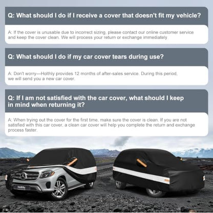 10 Layers SUV Car Cover Custom Fit Mercedes