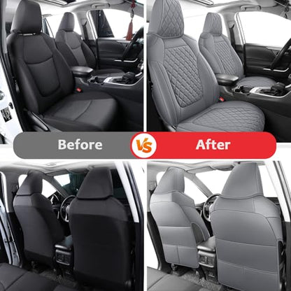 RAV4 Seat Covers Full Set Hybrid Fits for 2019