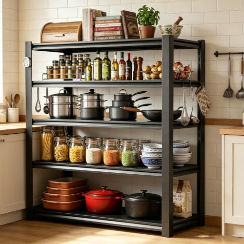 36" W Heavy Duty Metal Garage Shelving 2500LBS