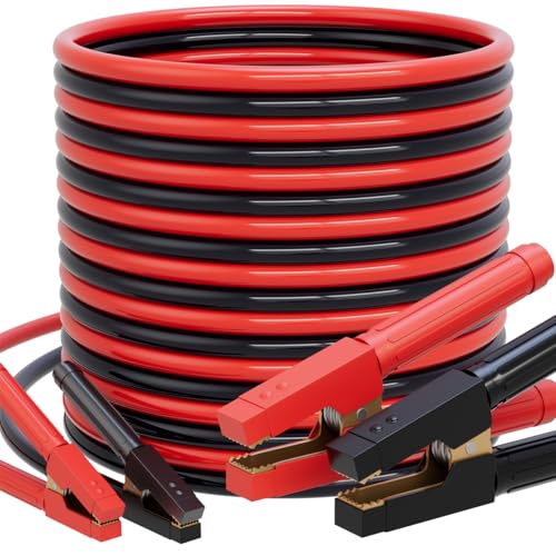 Heavy Duty Jumper Cables 1 Gauge 30FT 900A
