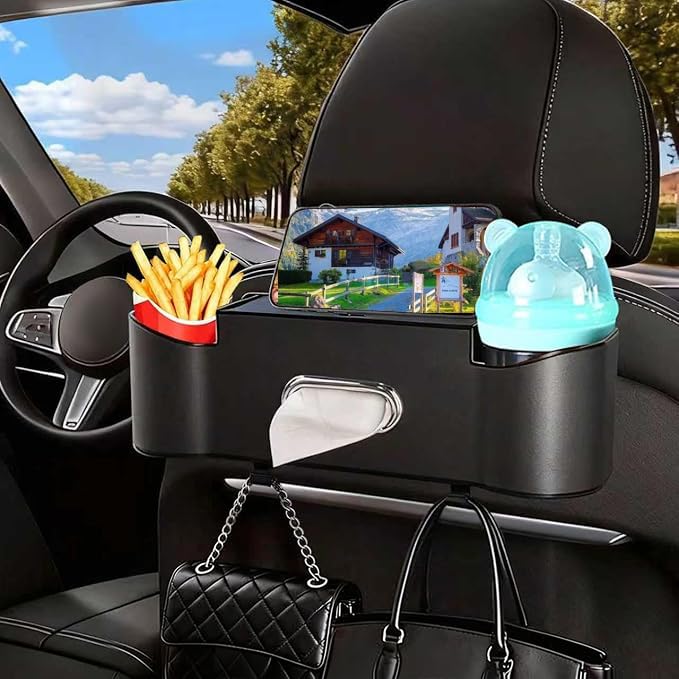 2Pack Car Backseat Organizer for Kids & Travelers