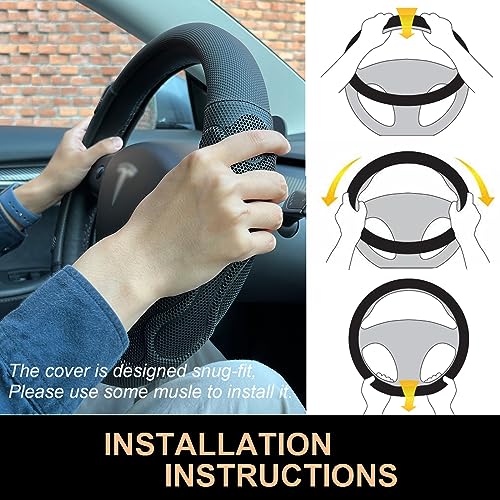 Comfy Grip Steering Wheel Cover for Tesla Model Y