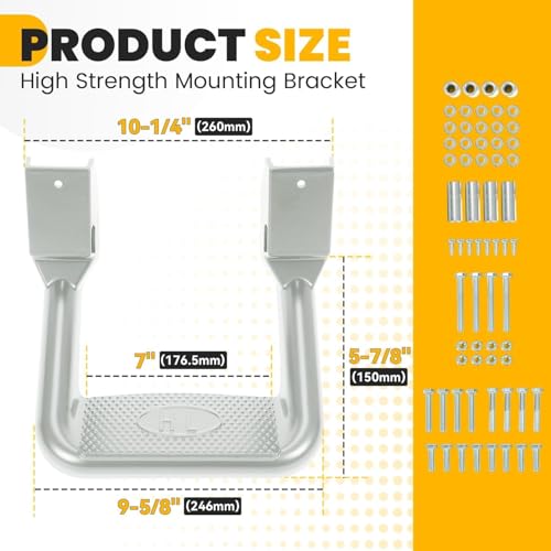 Side Step Nerf Bars Compatible with Chevy Chevrolet