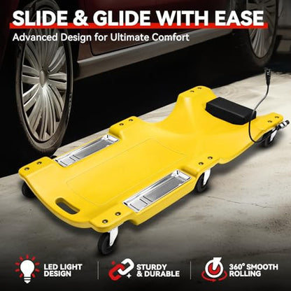 40 in Low Profile Car Rolling Mechanic Creeper
