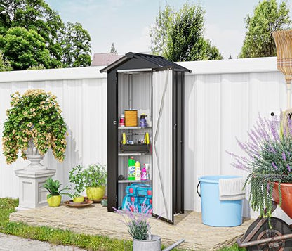 2.5x1.4 FT Outdoor Storage Shed