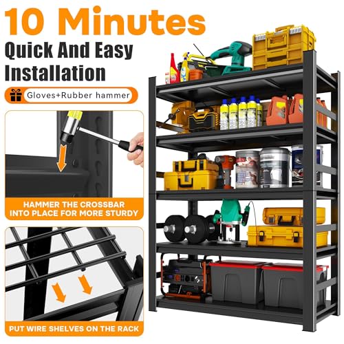 4 Tier Garage Shelving