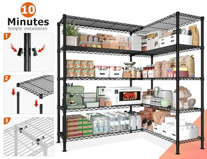 5 Tier Heavy Duty Storage Shelving Unit