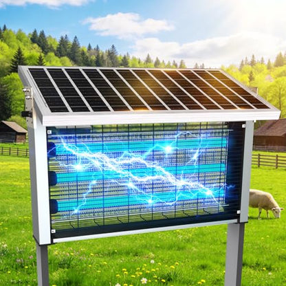 Heavy Duty Large Solar Bug Zapper Outdoor for 1