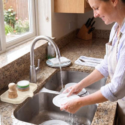 Silicone Soap Dish with Drain Spout