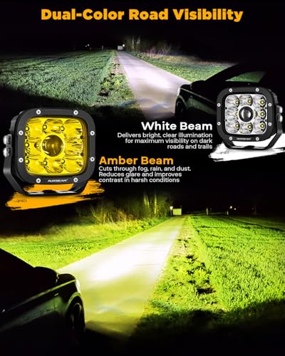 XP Ultra Series 5" 100W Offroad LED Pods Hyper Spot Light Bars (2 Count)
