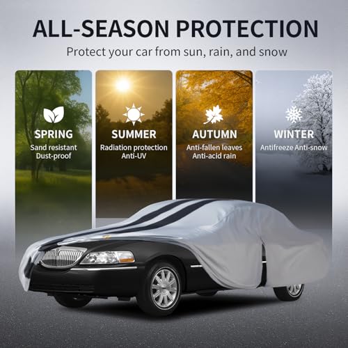 Multi Layer Car Cover Custom Fit for Lincoln Town