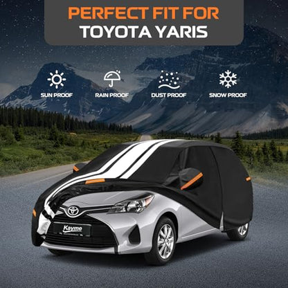 Heavy Duty Car Cover Custom Fit for Toyota Yaris
