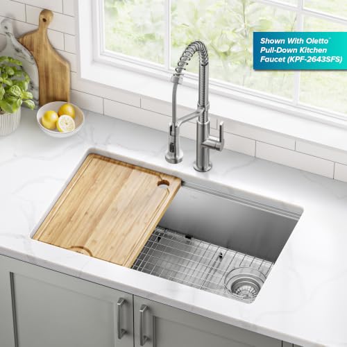 Fairlane 30 in Undermount Workstation Single Bowl 18