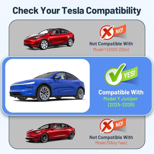 3PCS Tesla Model Y Sunshade Set for Juniper 2025