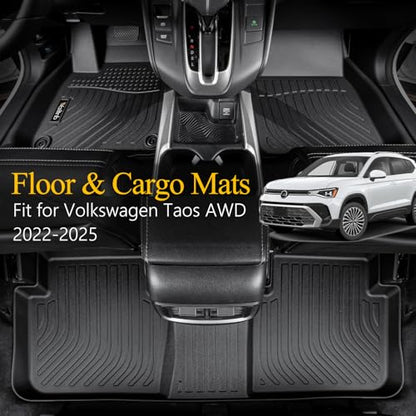 Floor Mats & Cargo Liner for Volkswagen Taos AWD 2022