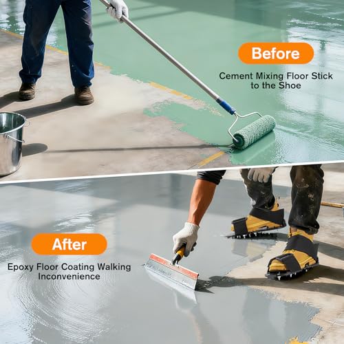 Epoxy Floor Spiked Shoes Fully Assembled Gunite Spiked Shoes with 3