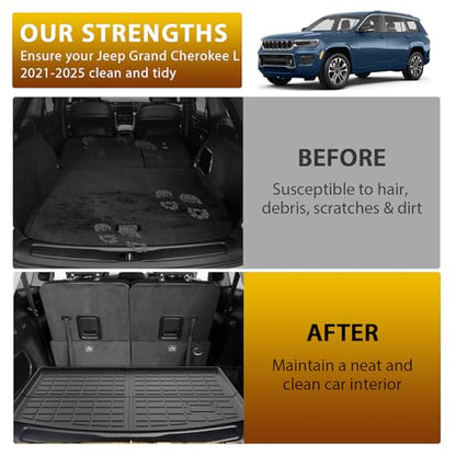 Floor Mats Cargo Liner for Jeep Grand Cherokee L 2021