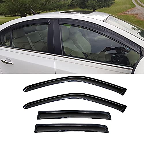 Window Visors Rain Guards for 11 (4 Count)