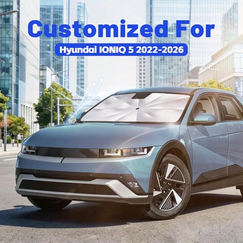 Car Windshield Sun Shade Umbrella for Hyundai IONIQ 5 2022