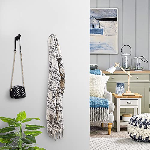 Black Towel Hooks (2 Count)