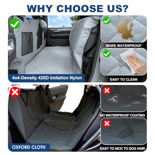 Dog Car Seat Cover for Back Seat
