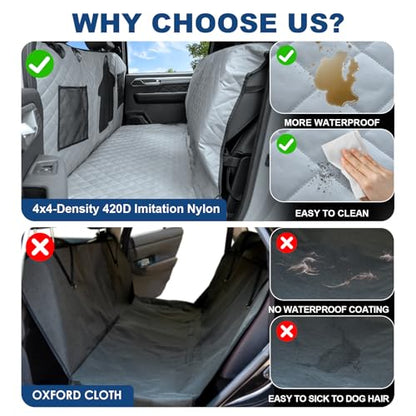 Dog Car Seat Cover for Back Seat