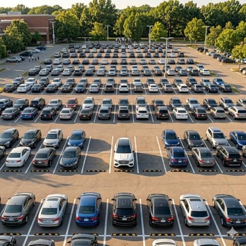 Parking Stopper for Garage Heavy Duty Rubber Parking Curb Stops 72” Garage Parking Stops 10