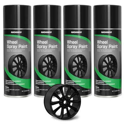 Black Spray Paint for Wheels (52 Ounce)