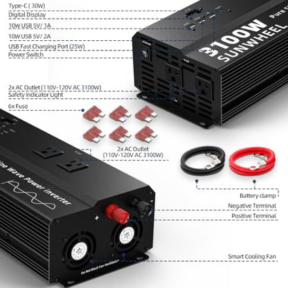 3100W Pure Sine Wave Inverter