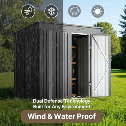 6' x 4' Outdoor Storage Shed