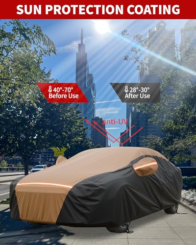 Car Cover Waterproof All Weather for 185"
