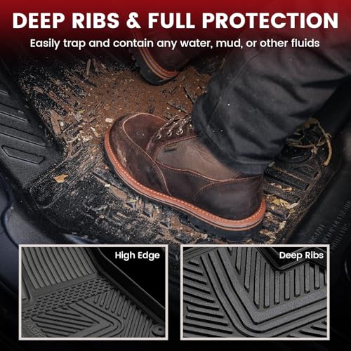 Floor Mats for Rivian R1S 2022 (3 Count)