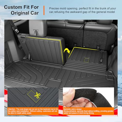7 Seats Cargo Mat Compatible with 2013