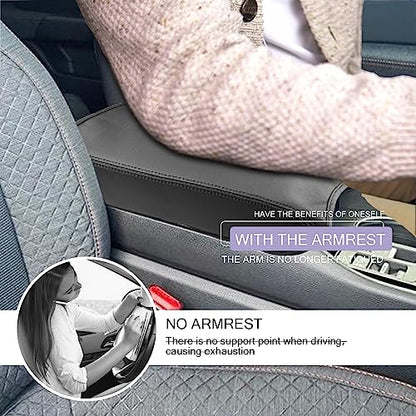 Center Console Cover Compatible with 2023 2024 2025 Honda Pilot & 2024 2025 Ridgeline & 2024 2025 2026 Honda Passport Accessories Armrest Console Cover Interior Accessories Leather