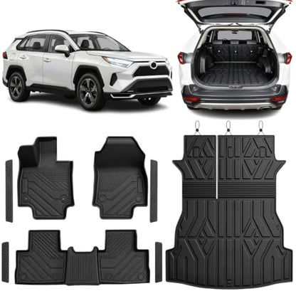 TPE Floor Mats Set for Toyota RAV4 Gas 2025 2024 2023 2022 2021 2020 2019