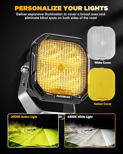 Color Play Series 3 Inch LED Pods Off Road Cube Lights (2 Count)