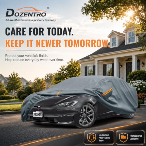 Waterproof Heavy Duty Car Cover Custom Fit Tesla Model S