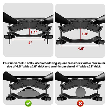 Rooftop Cargo Carrier Combo Roof Rack Cargo Basket 64" x 50" x 4"