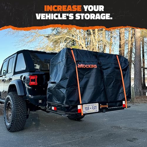 60"x24"x6" Heavy Duty Trailer Hitch Cargo Carrier w