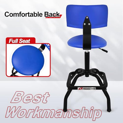 Shop Stool with Backrest