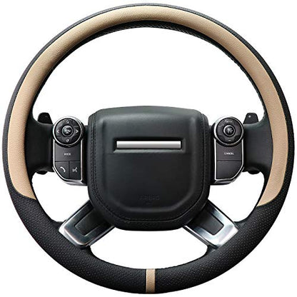 Breathable Car Steering Wheel Cover 16 inch Auto Universal Leather Wrap Non