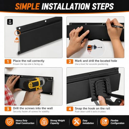 Garage Tool Organizer Wall Mount