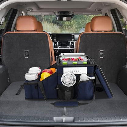 Car Front Back Seat Organizer with Cup Holder