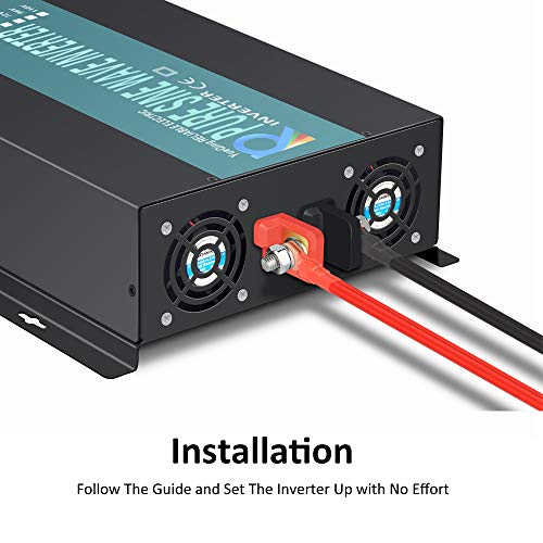 3000W 12V Pure Sine Wave Solar Power Inverter DC AC Converter
