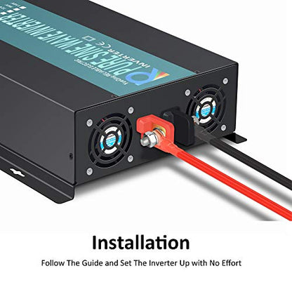 3000W 12V Pure Sine Wave Solar Power Inverter DC AC Converter