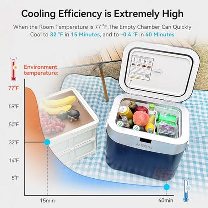 Car Refrigerator Portable Car Fridge 12V Refrigerator 23 Quart