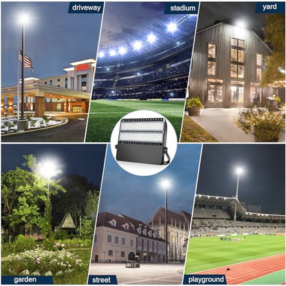 240W 3 Pack LED Stadium Lights for Sports Arena & Parking Lot (3 Count)