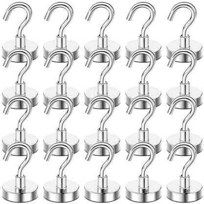 Magnetic Hooks 20pcs 50lbs Cruise Essentials 2026 Magnet Hook (20 Count)