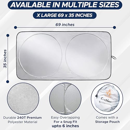 Truck Windshield Sun Shade